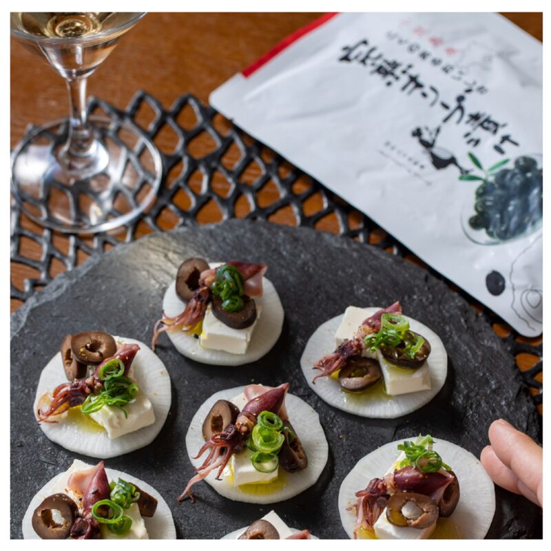 小豆島産完熟オリーブ漬80g